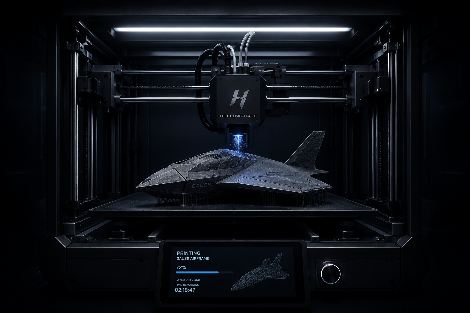 3D printing Gauss airframe